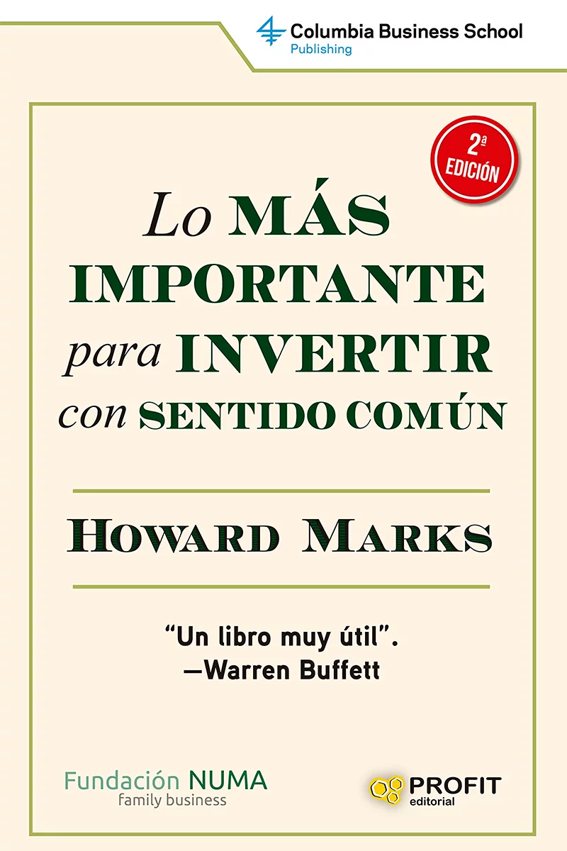 Lo más importante para invertir con sentido común de Howard Marks