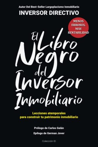 Portada de «El libro negro del inversor inmobiliario», de Inversor Directivo