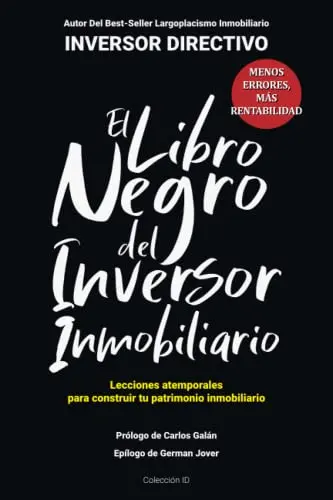 Portada de «El libro negro del inversor inmobiliario», de Inversor Directivo