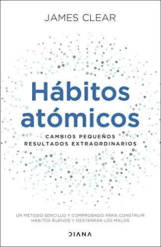 Portada de «Hábitos atómicos», de James Clear