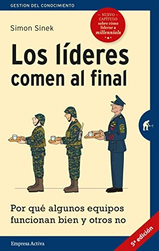Portada de «Los líderes comen al final», de Simon Sinek